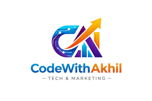 Code with Akhil Logo